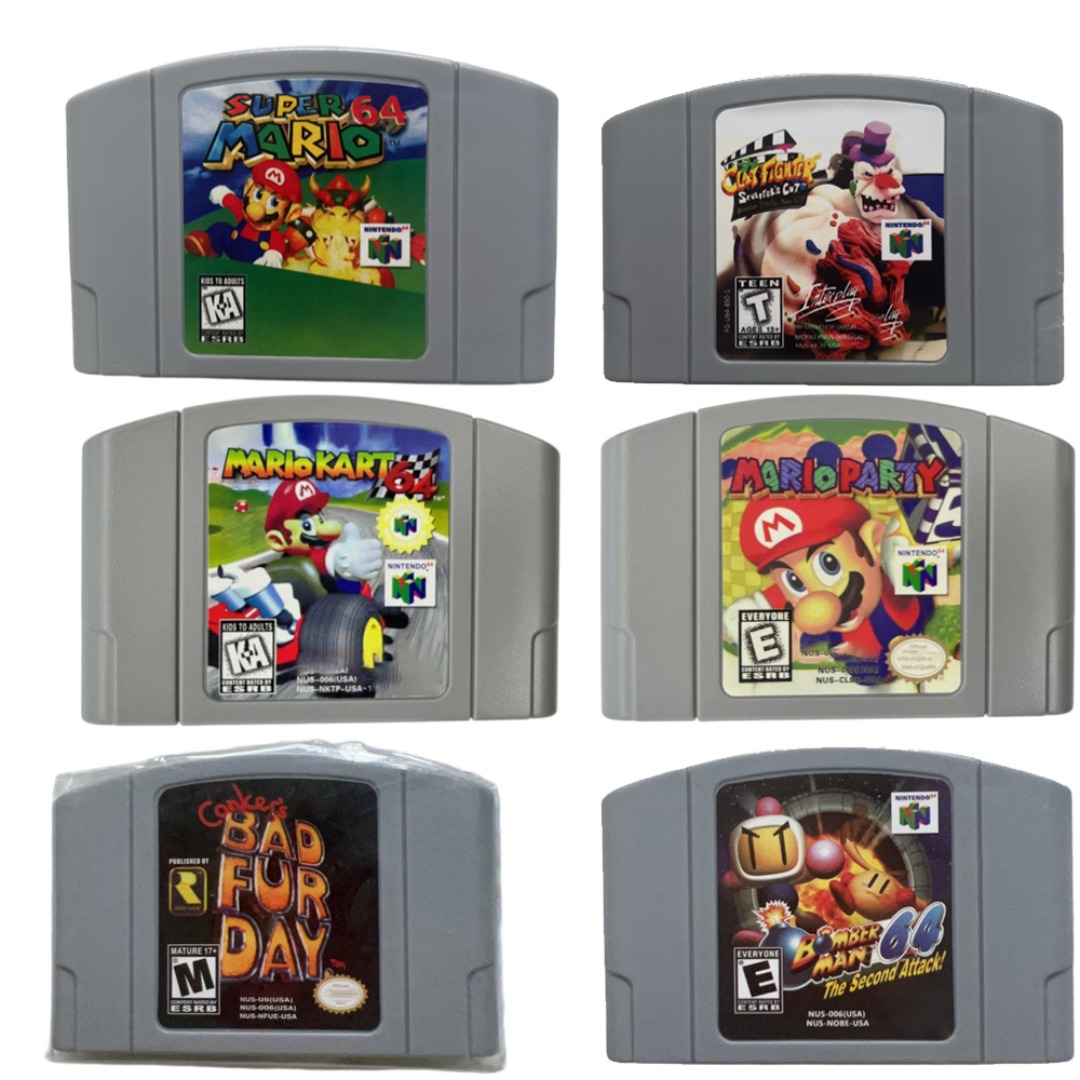Party Games On Switch - N64 USA NTSC Version 64 Bit