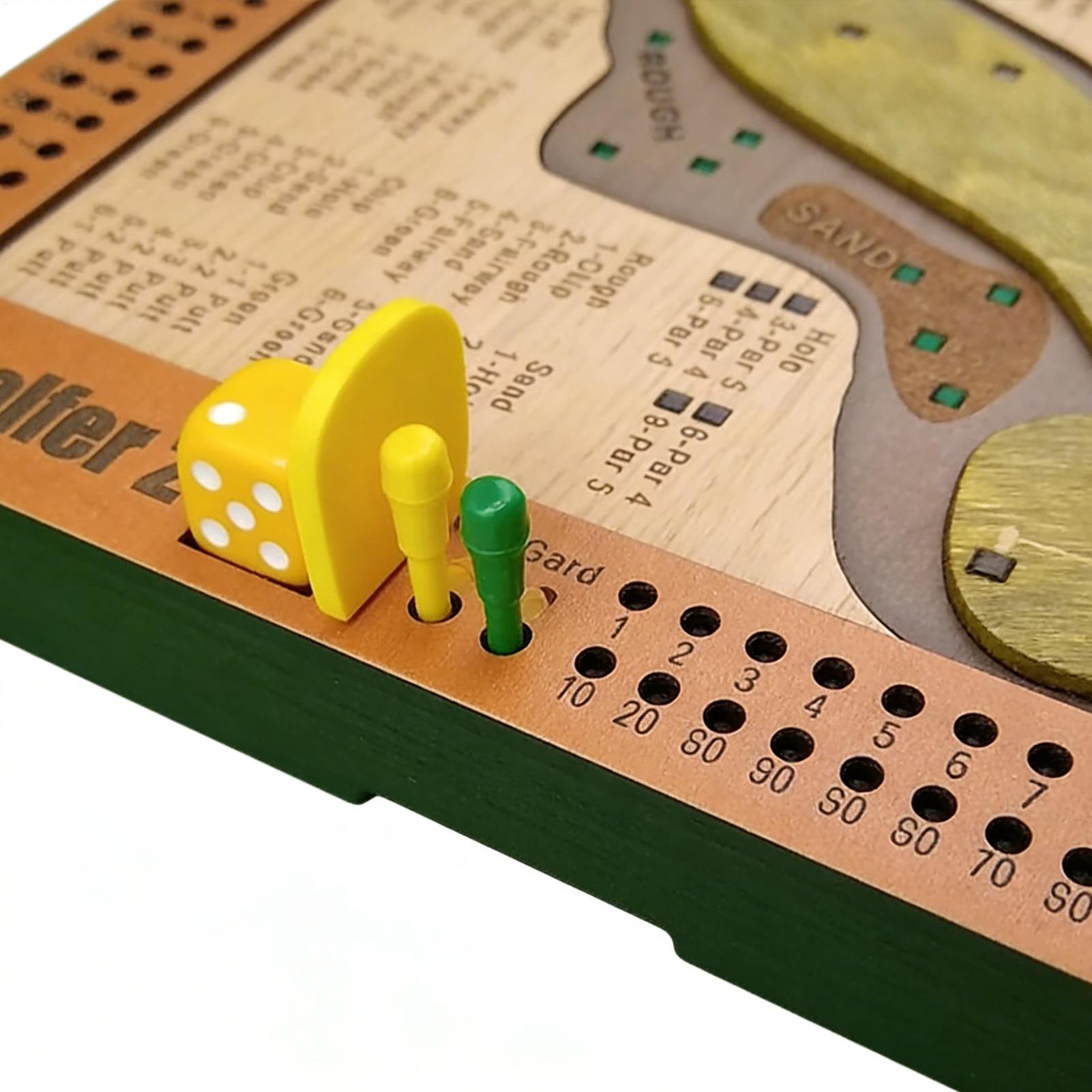 Golf Dice Game Wooden Challeng – Party Games Adults Indoor recenzja i cena