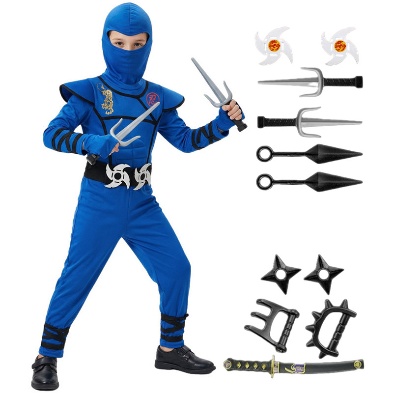Black and Blue Ninja Costume f – Party Games Spy recenzja i cena
