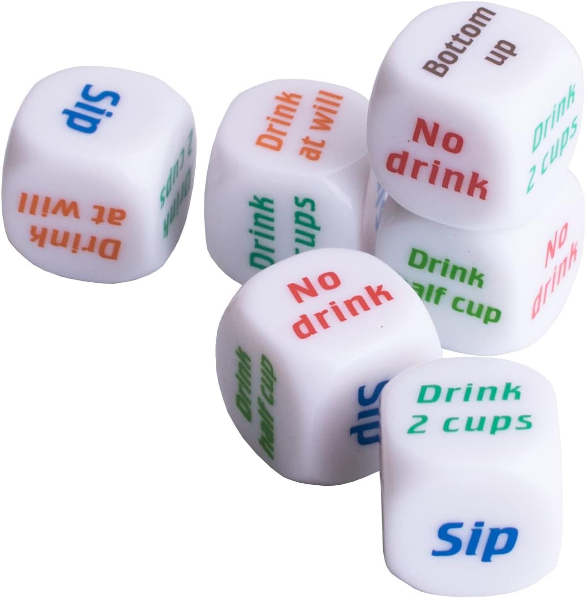 12Pcs Drinking Dice Rolling De – Party Games Bachelorette recenzja i cena