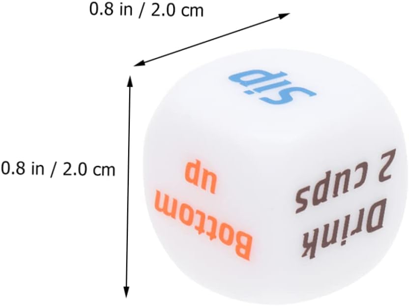 12Pcs Drinking Dice Rolling De – Party Games Bachelorette recenzja i cena