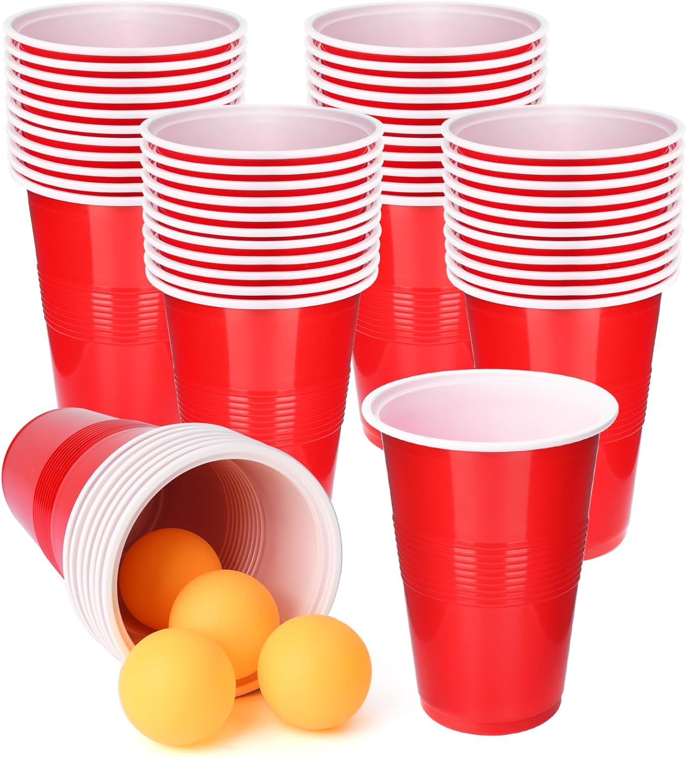 Cup Pong Game Set 22 Pcs 16 Oz – Party Games Jenga recenzja i cena