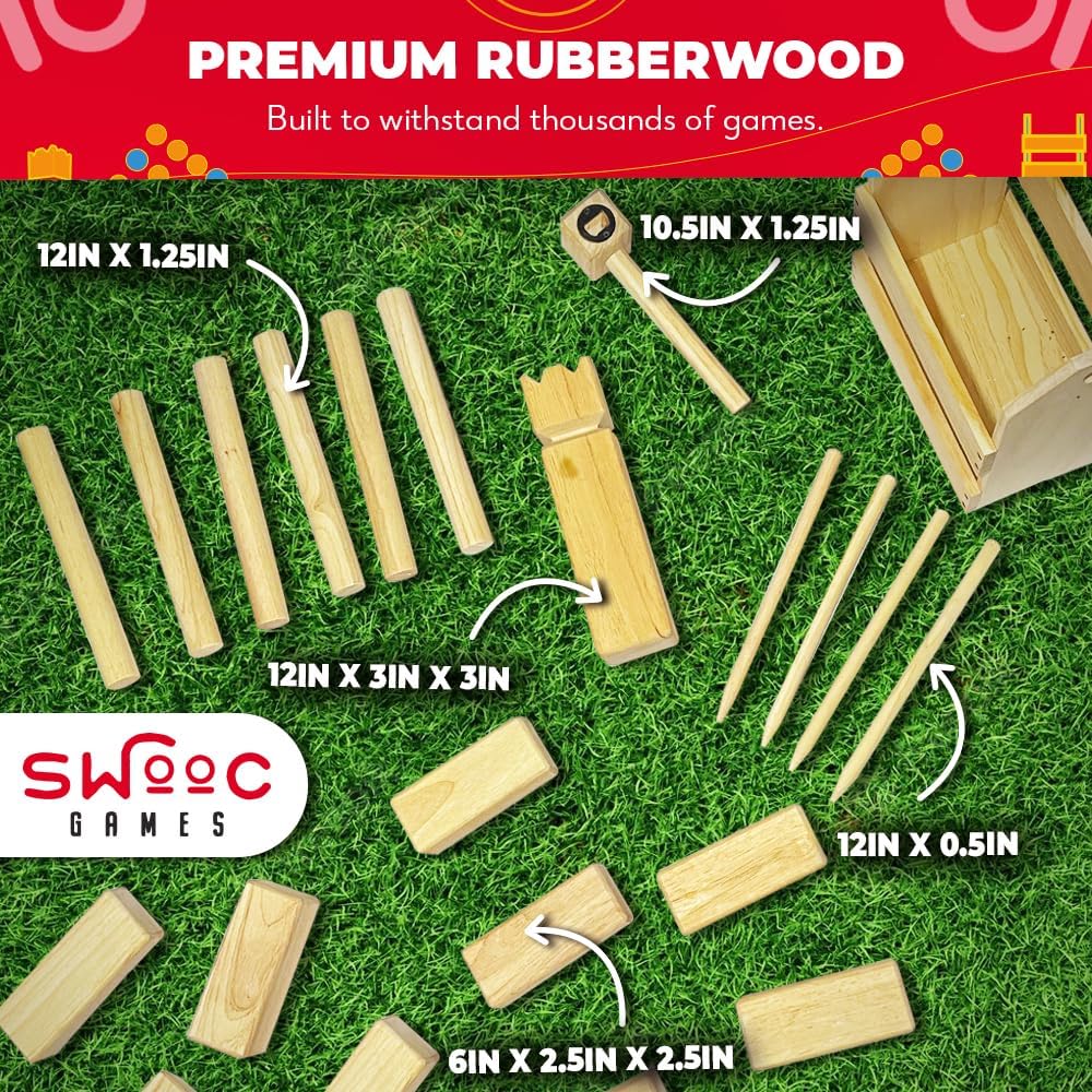 Premium Hardwood Kubb Yard Gam – Kubb Game Yard recenzja i cena