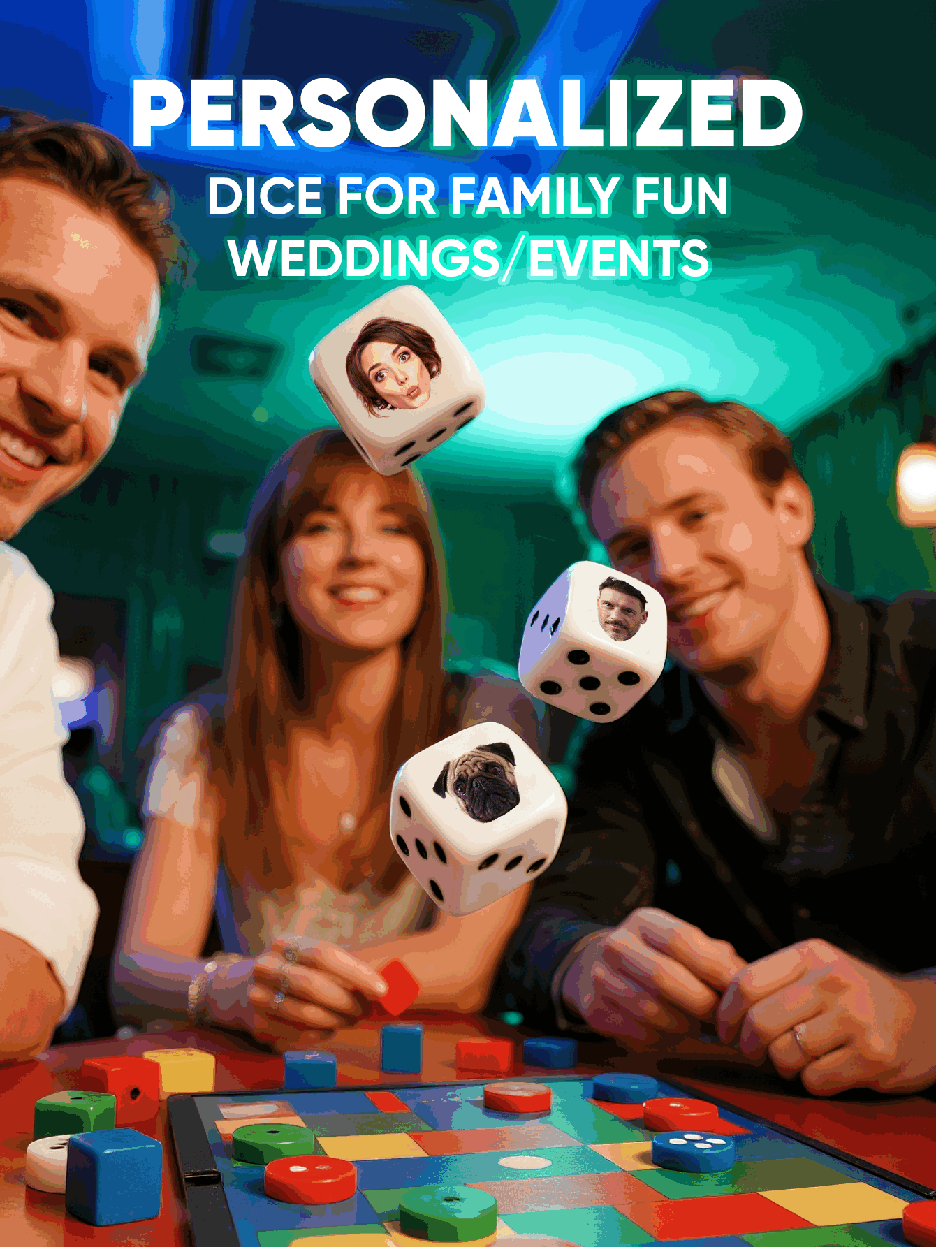 Custom Face Dice Personalized  – Party Games Christmas recenzja i cena