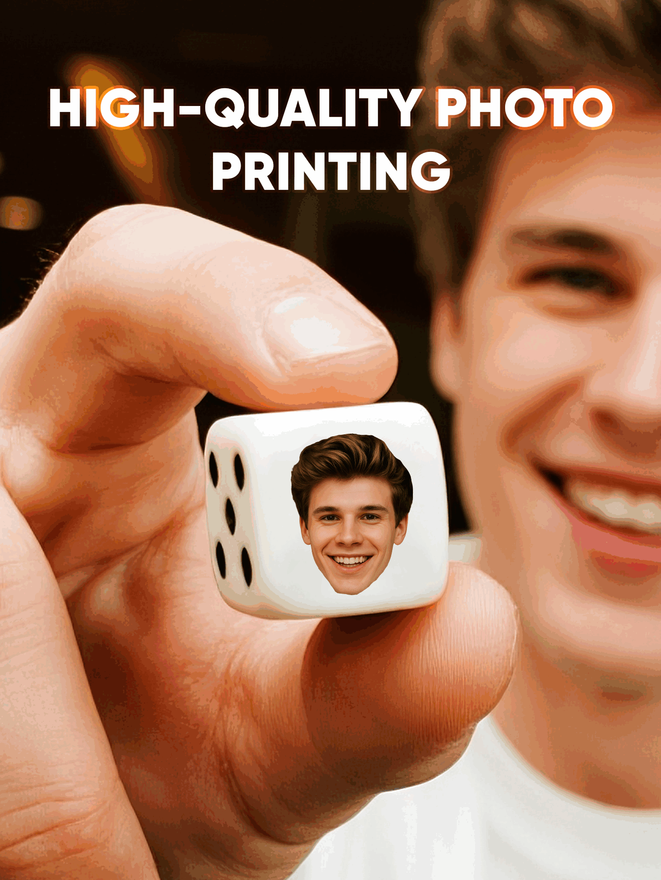 Custom Face Dice Personalized  – Party Games Christmas recenzja i cena