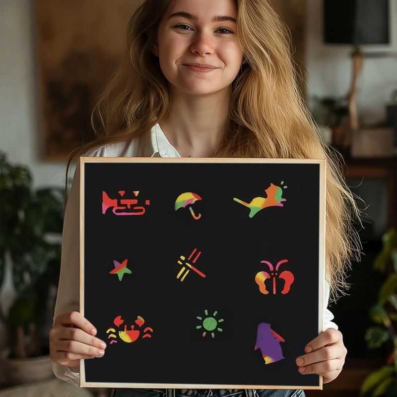 Scratch Paper Art Set, Black C – Party Games Kit recenzja i cena