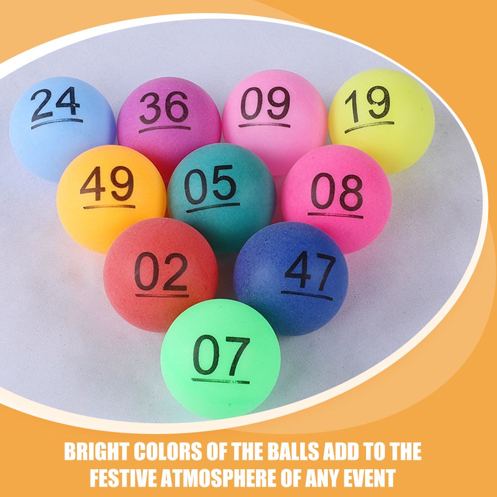 50 Pcs Colorful Number Balls P – Party Games Jenga recenzja i cena