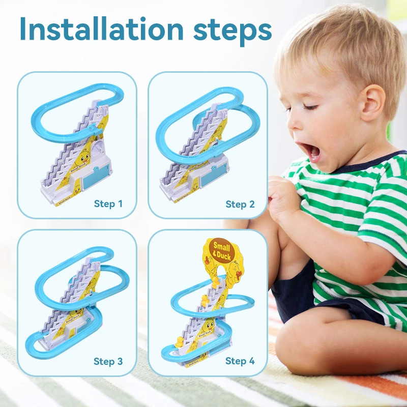 Automatic Climbing Duck Track  – Ladder Toss Set recenzja i cena