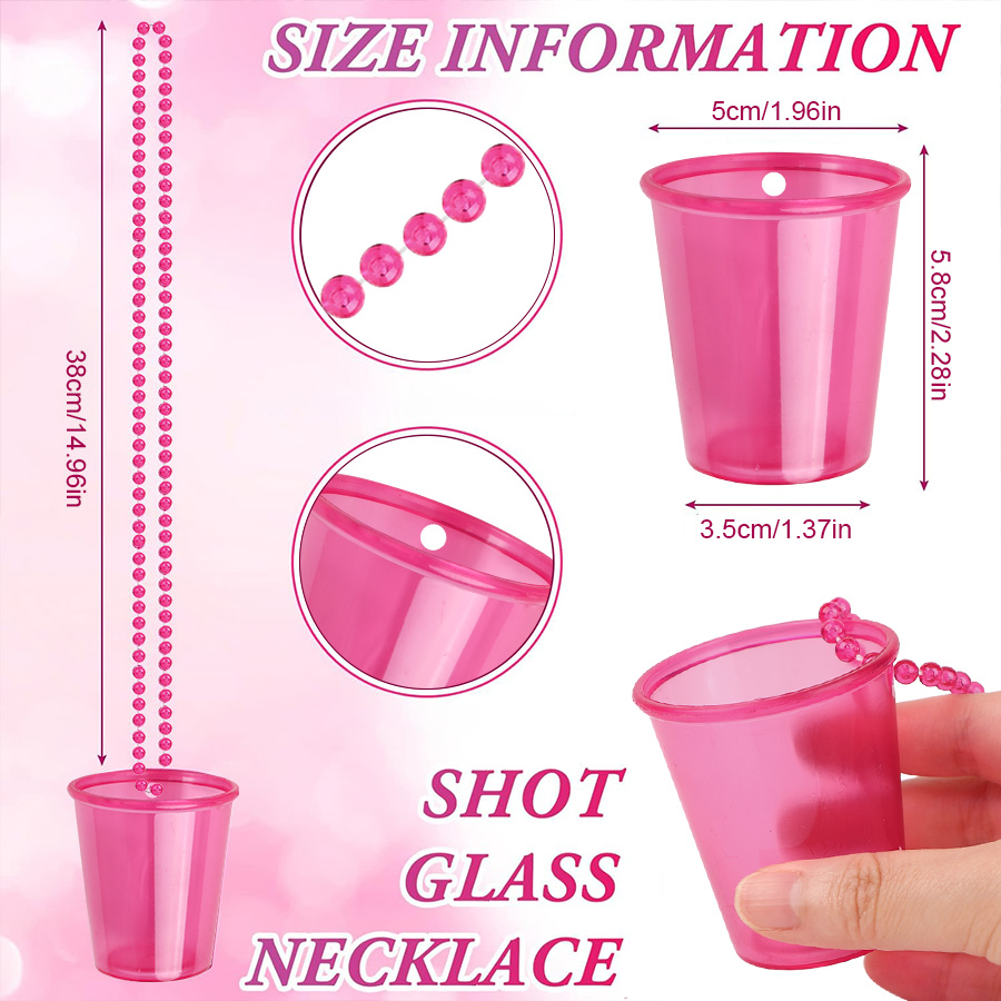 12pcs Beaded Necklace Plastic  – Party Games Bachelorette recenzja i cena
