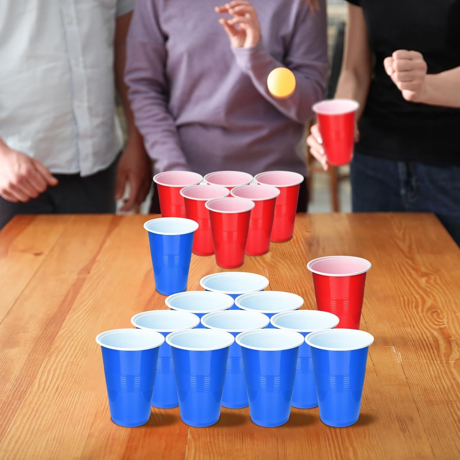 Cup Pong Game Set 22 Pcs 16 Oz – Party Games Jenga recenzja i cena