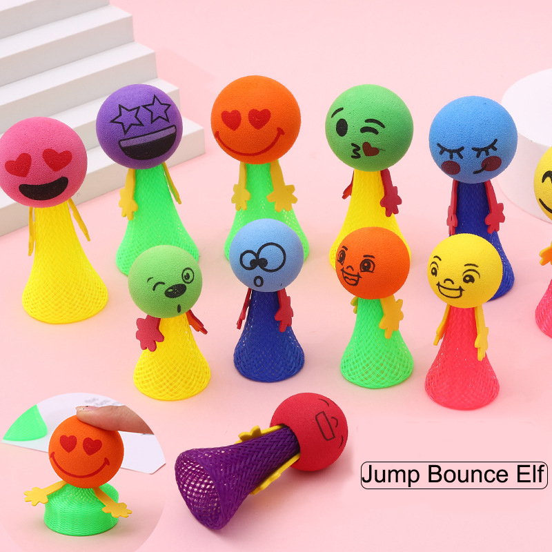 10Pcs Bounce Elf Small People  – Party Games Jenga recenzja i cena