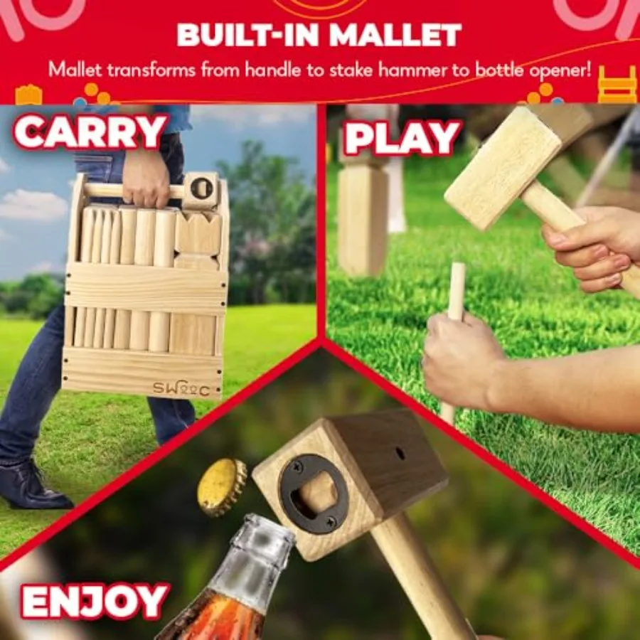 Backyard Kubb Game Set Premium – Kubb Game Yard recenzja i cena