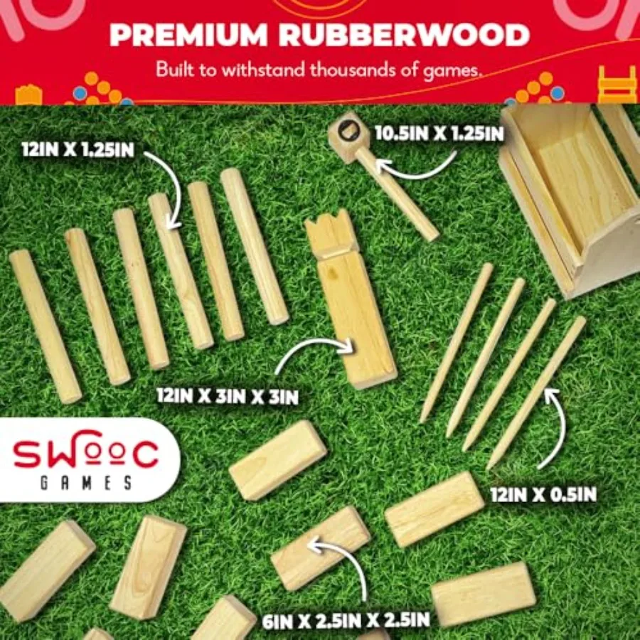 Backyard Kubb Game Set Premium – Kubb Game Yard recenzja i cena