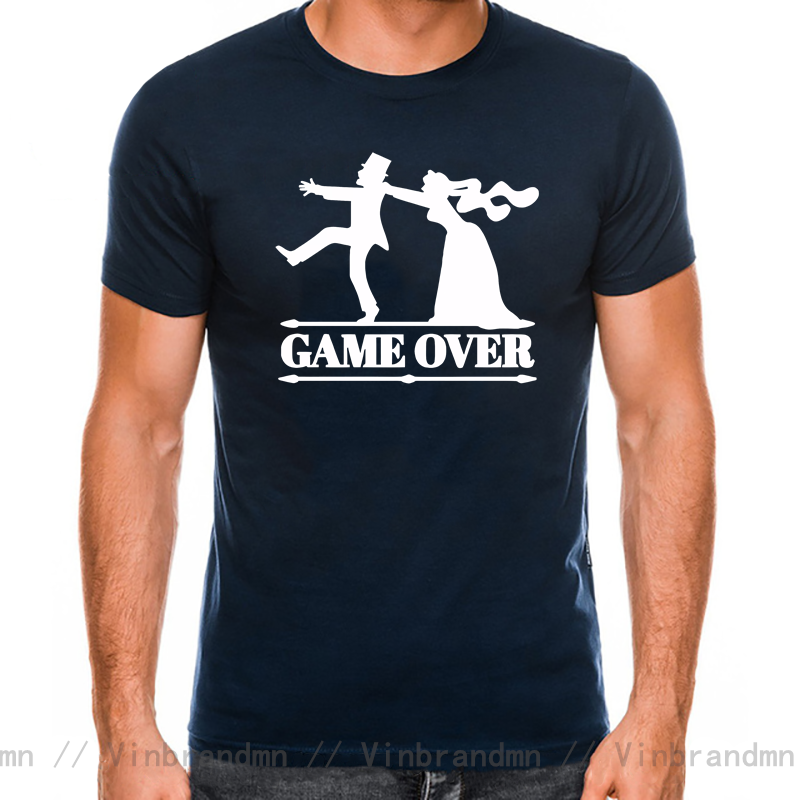 Game Over Tees Men Bride Tops  – Party Games Bachelorette recenzja i cena