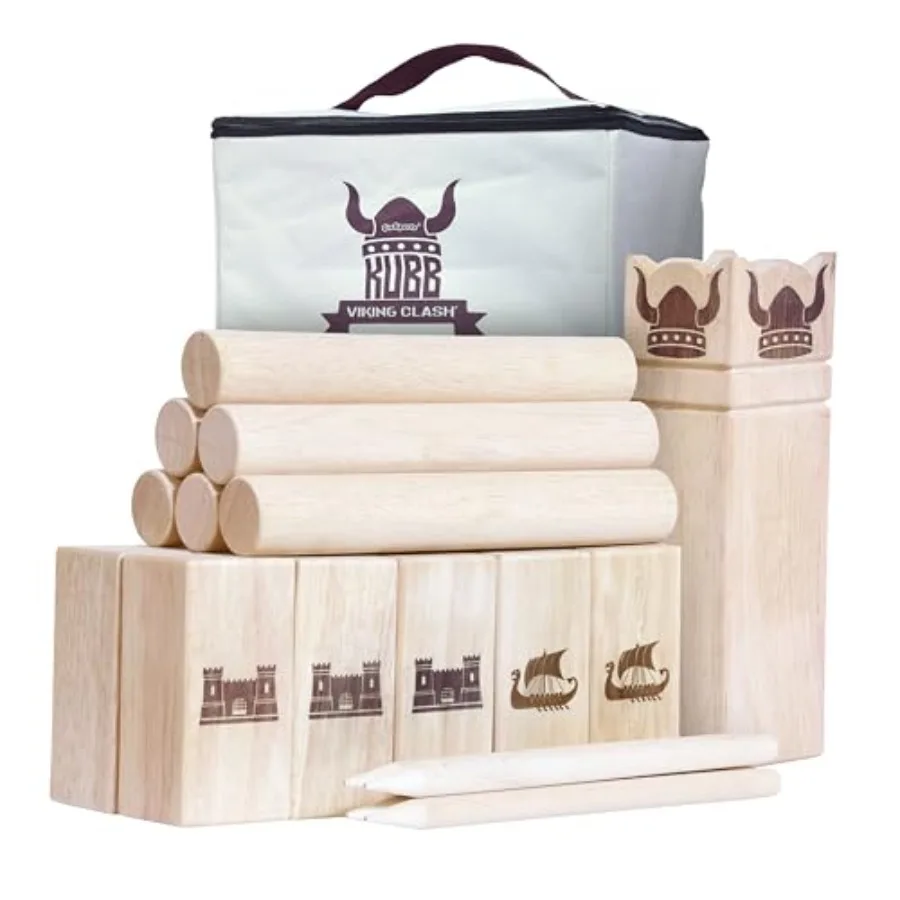 Kubb Yard Game Set - Outdoor W – Kubb Game Yard recenzja i cena