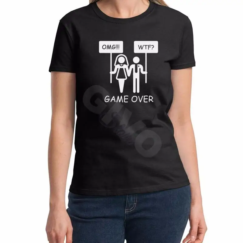 Ladies Game Over T Shirt Funny – Party Games Bachelorette recenzja i cena