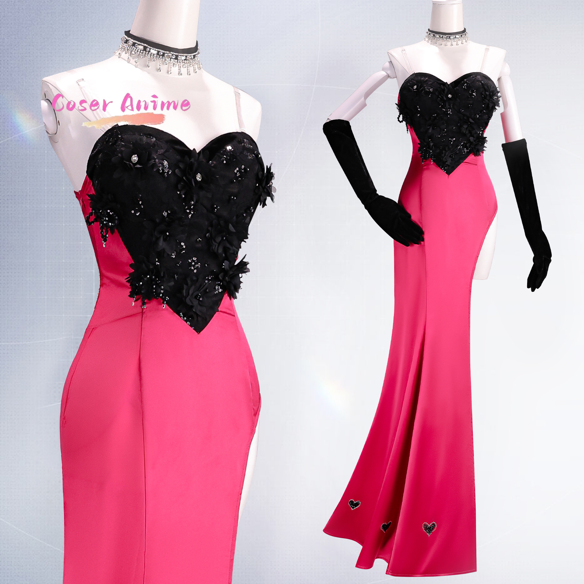 Angel Dust Cosplay Costume Uni – Party Games Christmas recenzja i cena