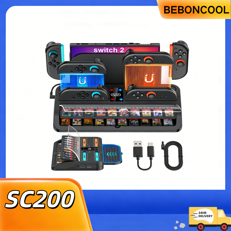 BEBONCOOL SC200 Switch2 Chargi – Party Games Switch 2 recenzja i cena
